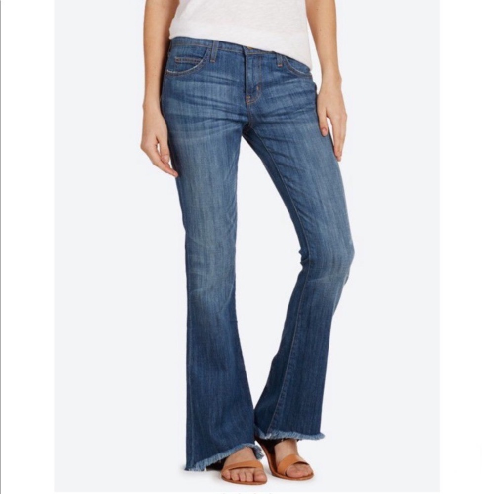 Current/Elliott Dark Blue Boot Cut Jeans - Picture 3 of 13